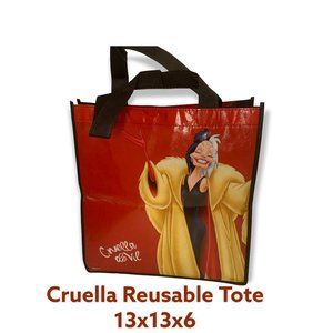 Disney Villain Cruella 13 x 13 x 6 Reusable Tote - TYN10